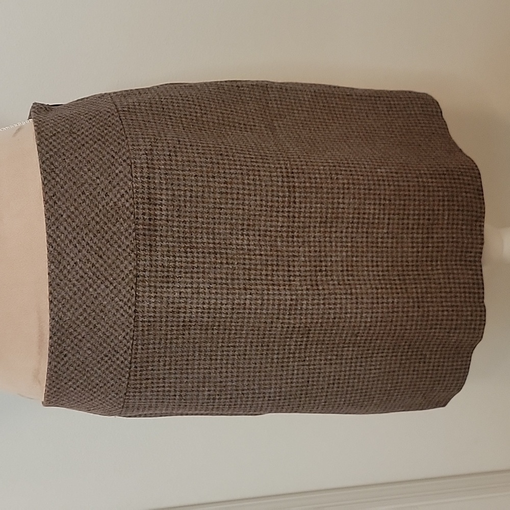The Limited Wool Blend Houndstooth Skirt, Size 8
